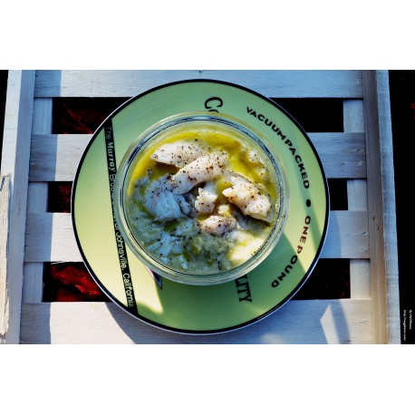 filet de poisson puree de carottes