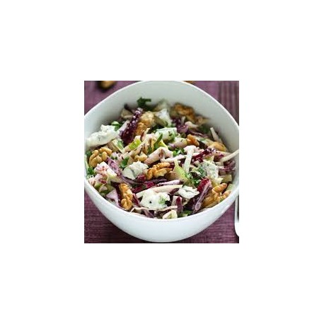 Salade de chou rouge, fenouil et Gorgonzola