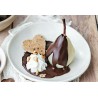 poire pochée chocolat