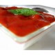 panna cotta chèvre coulis de tomates