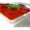 panna cotta chèvre coulis de tomates